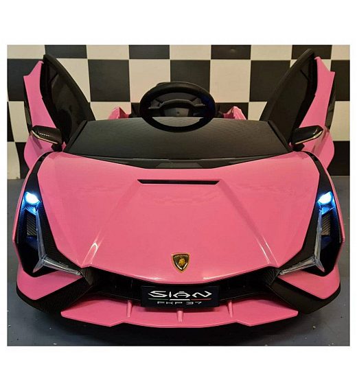 12V avto na akumulator Lamborghini SIAN Pink Cars4kids