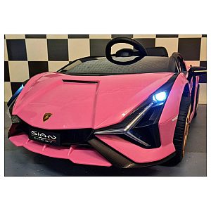 12V avto na akumulator Lamborghini SIAN Pink