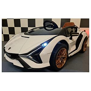 12V avto na akumulator Lamborghini SIAN White