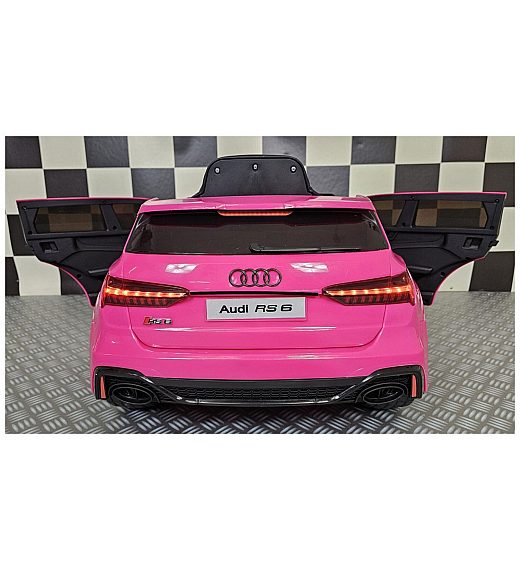 Avto na akumulator 12V Audi RS6 Pink