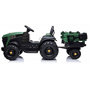 12V otroški traktor na akumulator FARMER Green