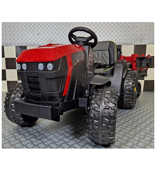 12V otroški traktor na akumulator FARMER Red