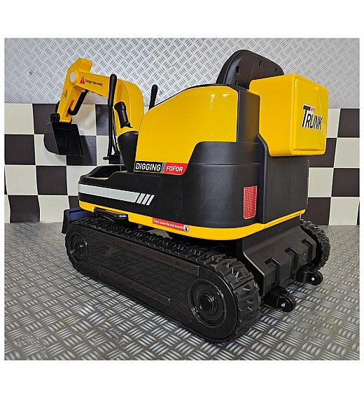 24V Excavator - otroški bager v rumeni barvi Cars4kids