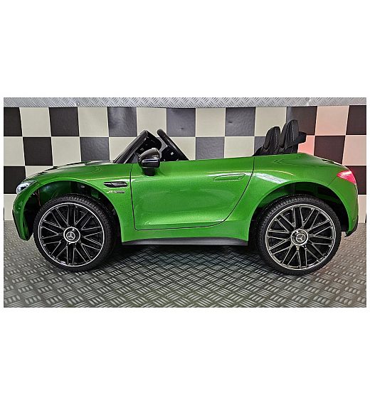 Avto na akumulator 12V Mercedes SL63 Metallic Green Cars4kids