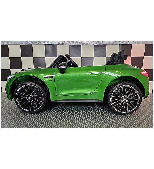 Auto na akumulator 12V Mercedes SL63 Metallic Green Cars4kids Trading