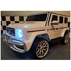 24V Mercedes G63 - dječji auto na akumulator, bijele boje