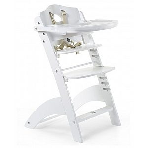 LAMBDA 3 White - lesen stolček za hranjenje