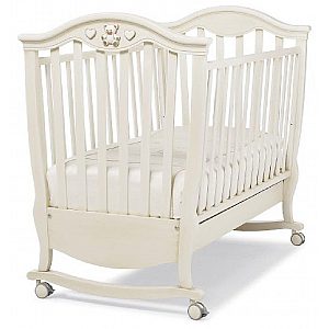 DJečji krevetič BRIGETTE White Antique