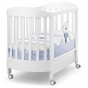 Ovalni dJečji krevetič TATO White Blue