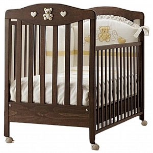 Lesena otroška posteljica TIPPY JOLIE Walnut