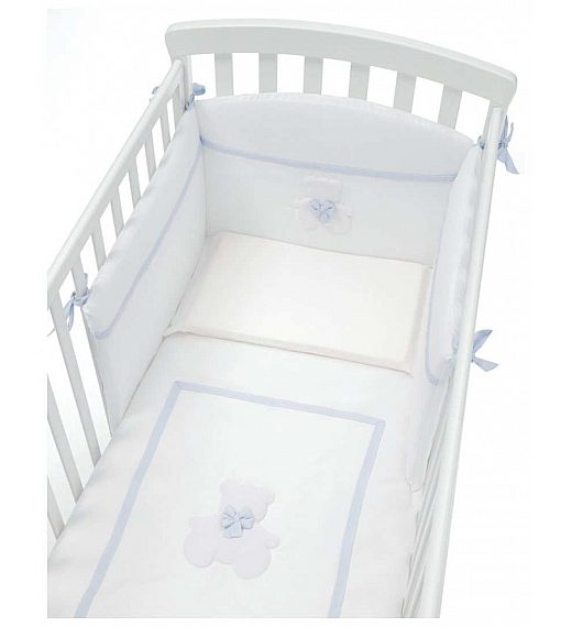 Otroška posteljnina DUDU White Blue