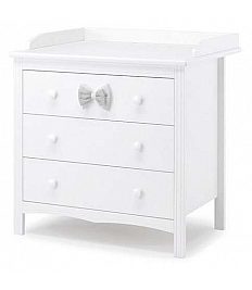 Lesena komoda LILLI White