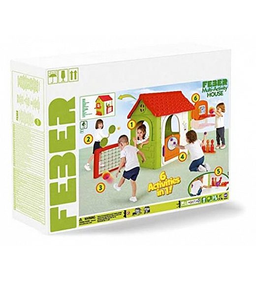 Feber MULTI-ACTIVITY HOUSE 6u1 - Kučica za dijecu
