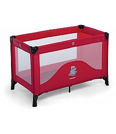 Prenosna Postelja TEDDY TOUR red