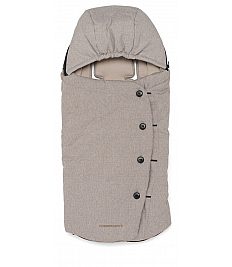 Zimska vreča za voziček za voziček TRENDY - Beige Melange
