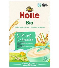Holle kašica 3 zrna sa 6.mj., 250g, BIO