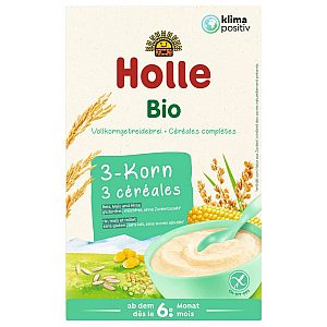 Holle kašica 3 zrna sa 6.mj., 250g, BIO