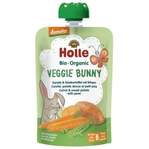 Holle Pire VEGI BUNNY, od mrkve, batata i graške nakon 6 mjeseca, 100g BIO DEMETER