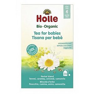 Bio- organic zeliščni čaj za dojenčke, 20 čajnih vrečk