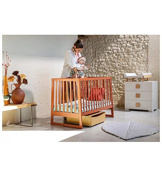 Otroška posteljica STEPOUT White