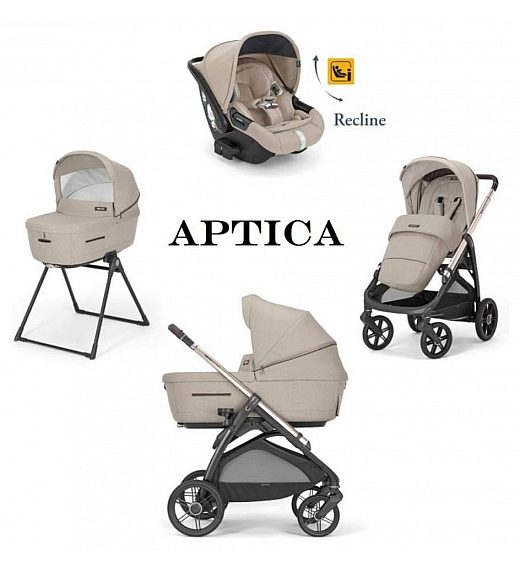 Dječja kolica 4u1 Quattro APTICA Darwin Recline Pashmina Beige Inglesina