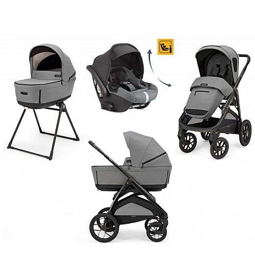Dječja kolica 4u1 Quattro APTICA XT DARWIN RECLINE Canyon Grey Inglesina