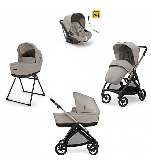 Dječja kolica 4u1 ELECTA Darwin Recline Battery Beige Inglesina