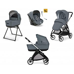 Dječja kolica 4u1 ELECTA Darwin Recline Union Grey