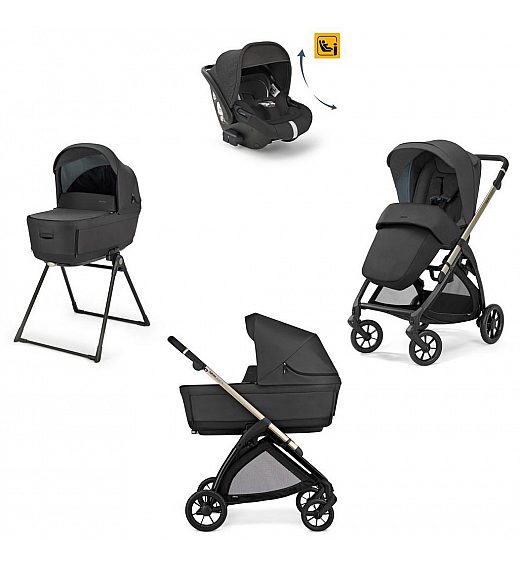 Dječja kolica 4u1 ELECTA Darwin Recline Upper Black Inglesina