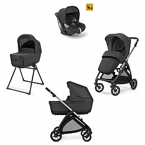 Dječja kolica 4u1 ELECTA Darwin Upper Black