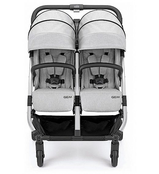 Dječja kolica za blizance GEM Grey