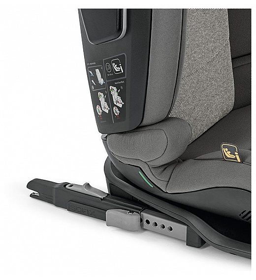 Avto sedež I-Size CARTESIO Vulcan Black 100-150 cm Inglesina