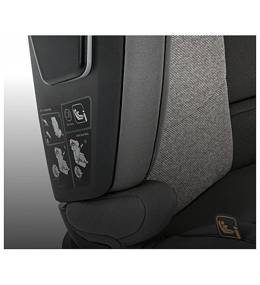 Avto sedež I-Size CARTESIO Vulcan Black 100-150 cm Inglesina