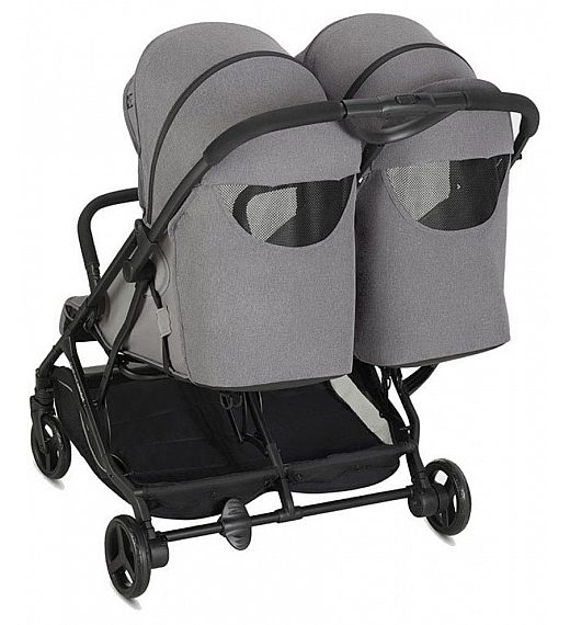 Dječja kolica za blizance Inglesina TWIN SKETCH Black Grey