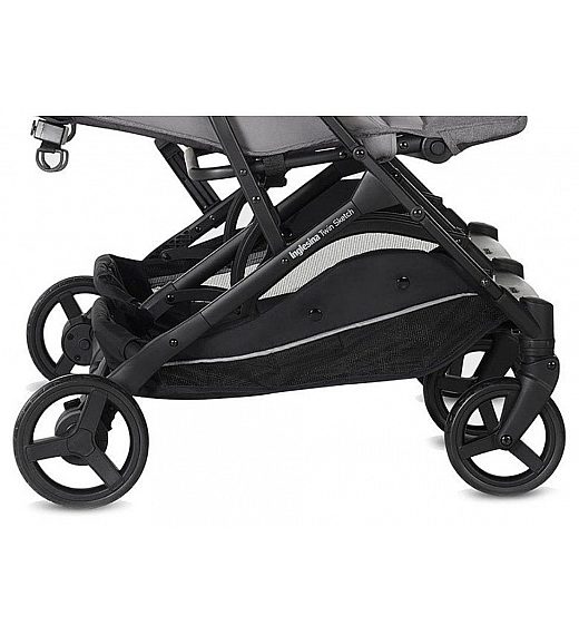 Dječja kolica za blizance Inglesina TWIN SKETCH Black Grey