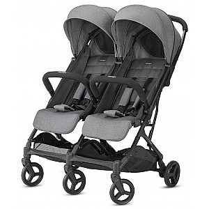 Dječja kolica za blizance Inglesina TWIN SKETCH Black Grey