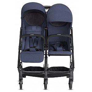 Dječja kolica za blizance TWIN SKETCH Black Navy