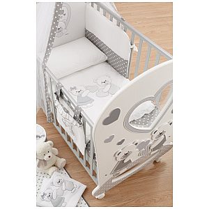 DOLCI COCCOLE Grey lesena otroška postelja