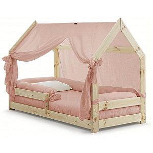 Baldahin Deco Rose za Montessori posteljo Explore in Experience