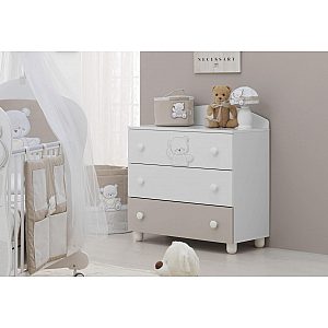 Drvena Komoda JOLIE White Choco