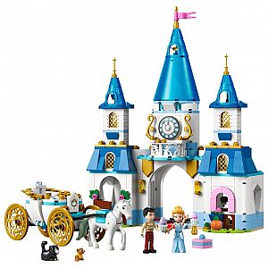 Lego® Disney Princess™ 43275 Pepelkin grad in kočija s konjsko vprego