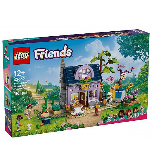 Lego® Friends 42669 Čebelarjeva hiša in cvetlični vrt Lego