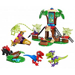 Lego® Spidey 11200 Spideyjev in Gobbyjev spopad v glavnem štabu v hiši na drevesu