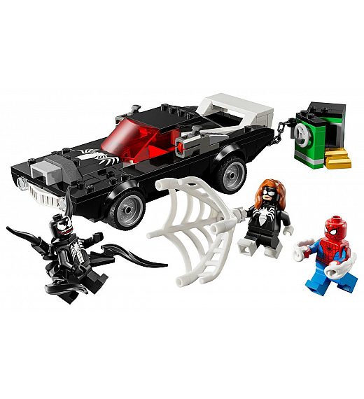 Lego® Super Heroes 76309 Spider-Man proti Venomovemu avtu z močnim motorjem Lego