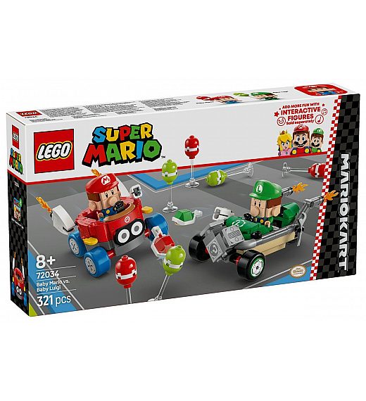 Lego® Super Mario™ 72034 Mario Kart™ – Baby Mario vs Baby Luigi Lego