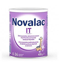 Novalac IT 0-36 mesecev 400 g - adaptirano mleko - zaprtje