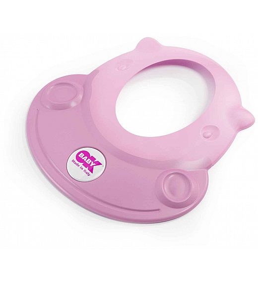 Štitnik za pranje kose HIPPO Pink