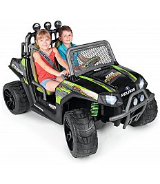 24V Polaris RZR PRO Green Shadow - avto na akumulator