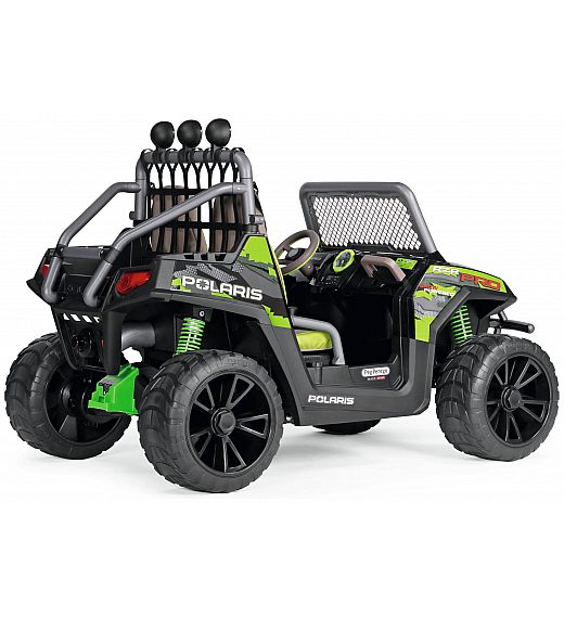 24V Polaris RZR PRO Green Shadow - avto na akumulator
