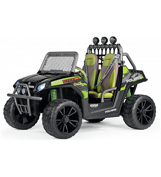 24V Polaris RZR PRO Green Shadow - avto na akumulator